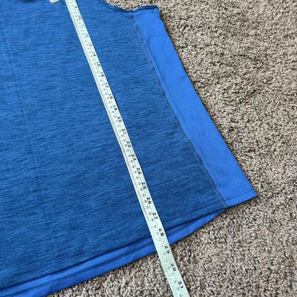 Nike Running Dri-Fit Men’s Blue Tank Top Size Large Sleeveless Dry Quick Sports - Picture 9 of 10